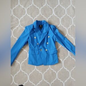 House of Harlow 1960 Blue Blazer with Gold Buttons